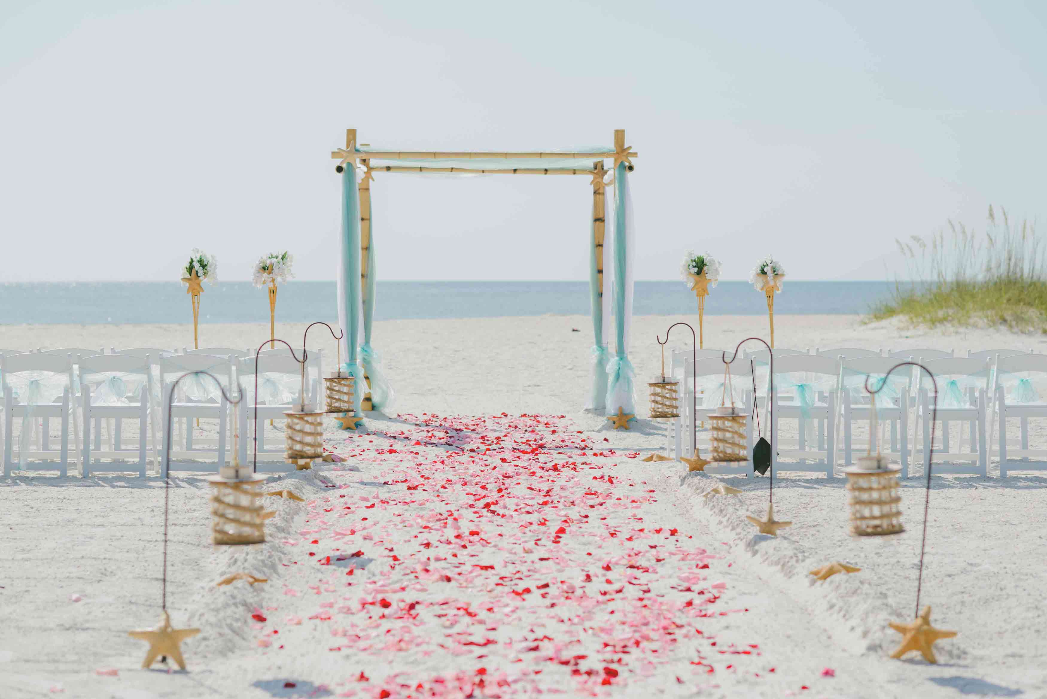 The Perfect Package Beach Gazebo Wedding Package
