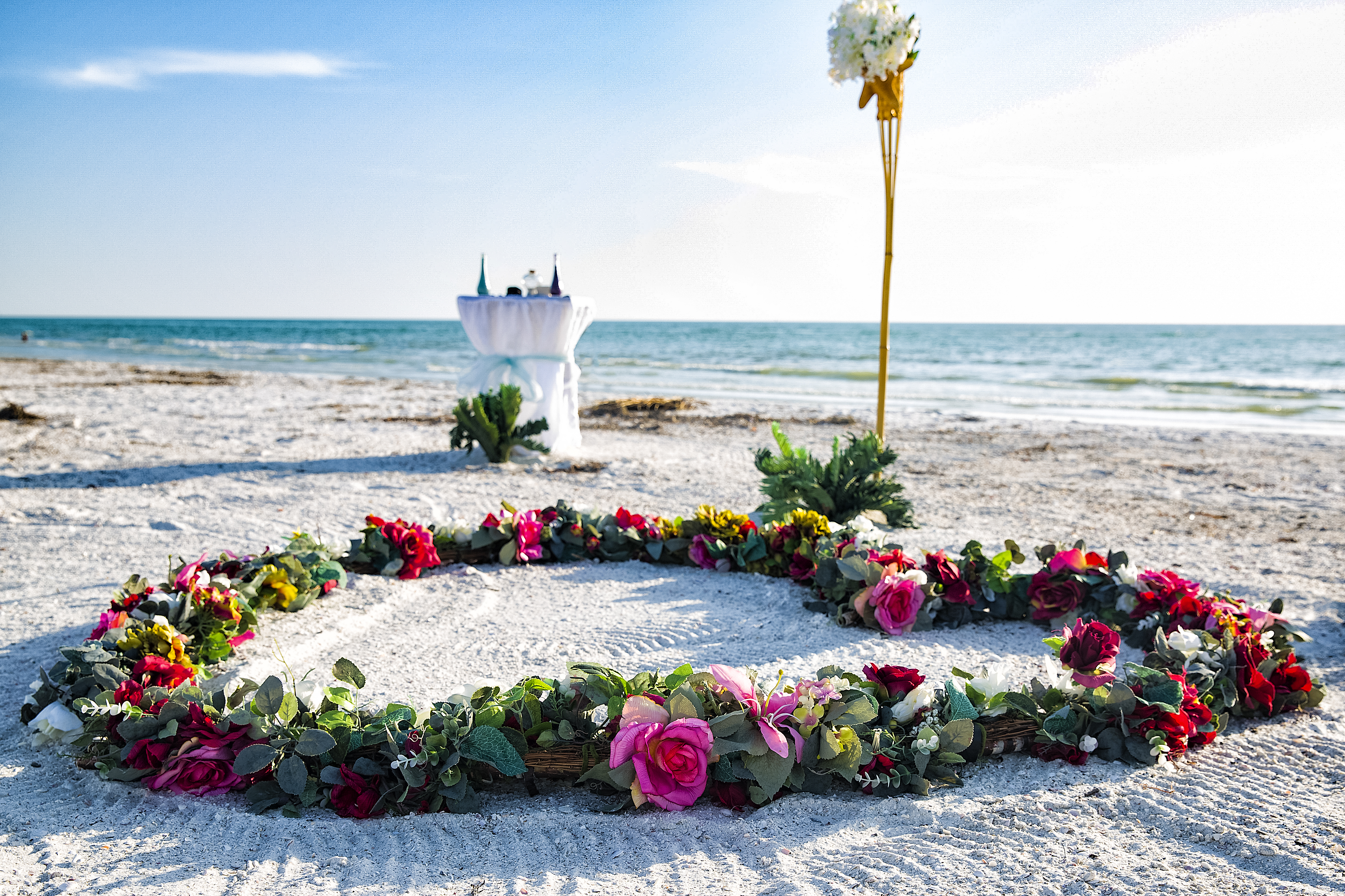 Intimate Barefoot Beach Wedding Package St Pete