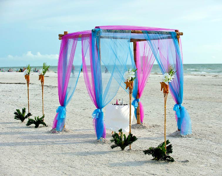 The Perfect Package Beach Gazebo Wedding Package