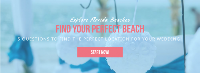 find your perfect wedding beach